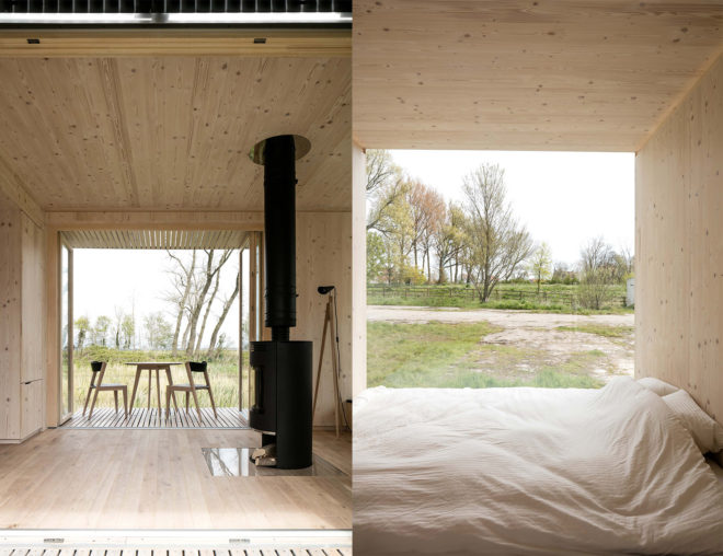 Off-grid cabin by Ark Shelter, prefab galloping, off-grid cabin, off-grid prefab cabin, wind-powered cabin