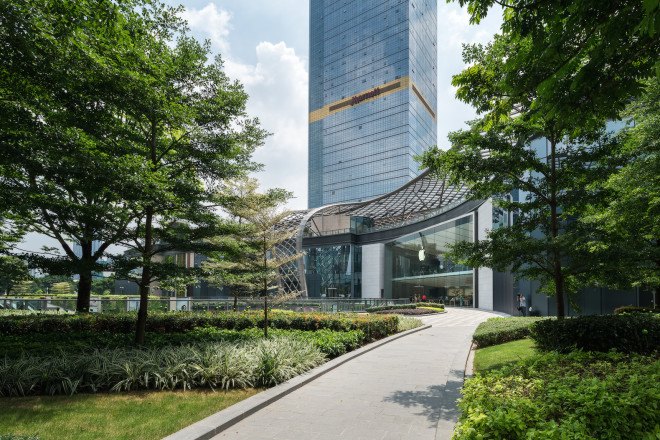 Parc Central by Benoy, Parc Central architecture, Parc Central greenry, Parc Central sustainability, Parc Central Guangzhou, Parc Central Guangdong, Transit Oriented Development China