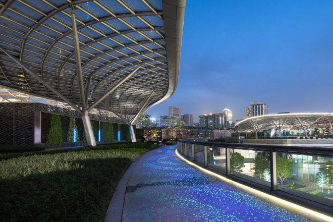 Parc Central by Benoy, Parc Central architecture, Parc Central greenry, Parc Central sustainability, Parc Central Guangzhou, Parc Central Guangdong, Transit Oriented Development China