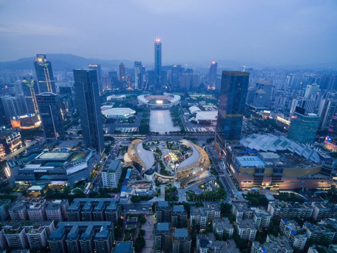 Parc Central by Benoy, Parc Central architecture, Parc Central greenry, Parc Central sustainability, Parc Central Guangzhou, Parc Central Guangdong, Transit Oriented Development China
