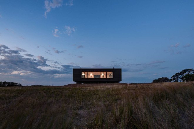 Prefab Farmhouse on French Island by Ecoliv, Prefab farmhouse by Ecoliv, prefab offgrid architecture, off-grid farmhouse in Australia