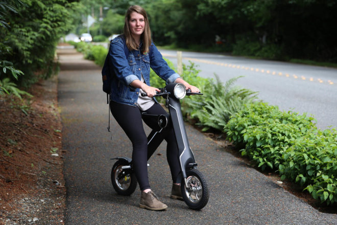 ScootMatic, SONT, scooter, scooter bike, bike, bicycle, scooter bike combo, bicycle scooter combo, electric, electric vehicle, crowdfunding, Indiegogo