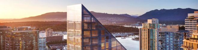 world’s tallest hybrid timber tower, Vancouver project Shigeru Ban, Shigeru Ban Vancouver Architecture, World’s Tallest Hybrid Timber Tower by Shigeru Ban and PortLiving, Shigeru Ban and PortLiving