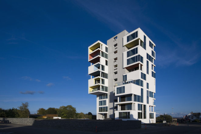 silo point baltimore, adaptive reuse silos, the silo in Copenhagen, Gruene Homestead Inn silo apartment, Christoph Kaiser silo home, HRTB Arkitekter AS silo, Sil(o)houette in Logten, Sil(o)houette by C. F. Møller Architects, House-In-A-Can, House-In-A-Can by Austin + Mergold