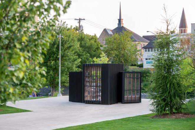 Atelier Kastelic Buffey, story pod, canadian architecture, solar power, led bulbs, community architecture