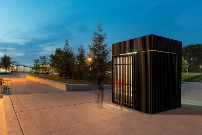 Atelier Kastelic Buffey, story pod, canadian architecture, solar power, led bulbs, community architecture