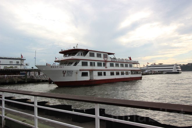andrew franz, andrew franz architect, bar on a boat, boat restaurant nyc, eco design, Fish Bar, Fish Bar at North River Landing, floating bar, green architecture, green design, New York Cruise Lines, nyc boat restaurant, pier 81, recycled boat, restaurant on a boat
