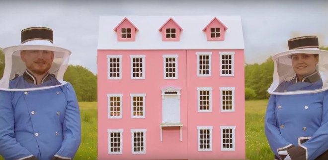 Taylors of Harrogate, Taylors tea, tea, bees, bee, honey, pollinators, pollinator, Kew Gardens, bee hotel, bee home, luxury bee hotel, Grand Beedapest Hotel, Wes Anderson
