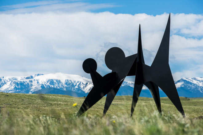 tippet rise, tippet rise art center, art center, sculpture, arup, ensamble studio, wan baan, beartooth mountains, alexander calder, patrick dougherty, mark di severo, stephen talasnik, montana, farm, art exhibition, concert hall, architecture