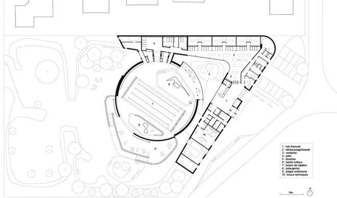 Urbane Kultur, Hi-Macs, Tournesol, swimming pool, green renovation, France, geodesic dome, green architecture, stainless steel, green extension
