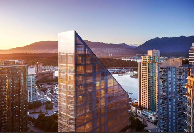 world’s tallest hybrid timber tower, Vancouver project Shigeru Ban, Shigeru Ban Vancouver Architecture, World’s Tallest Hybrid Timber Tower by Shigeru Ban and PortLiving, Shigeru Ban and PortLiving