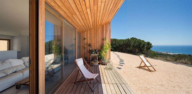 Zero Energy RM Passive House, zero-energy house, Spain, Calderon Folch Sarsanedas, timber cladding, zero-energy, Passivhaus, Passivhaus standard, reduced environmental footprint, green architecture, wooden terrace