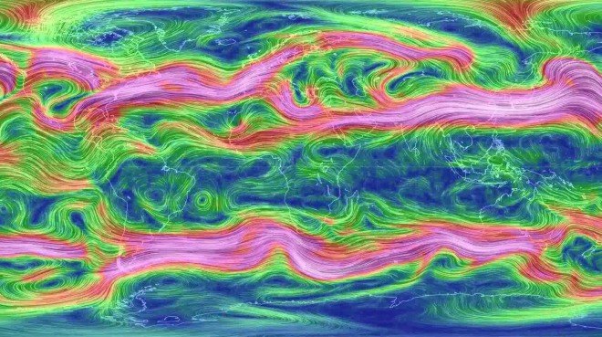 jet stream, Northern Hemisphere, Southern Hemisphere, equator, climate change, global warming