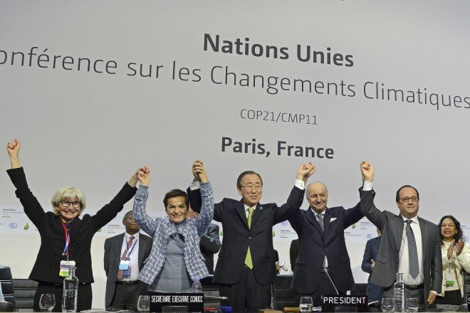 Paris climate agreement, greenhouse gas emissions, climate change