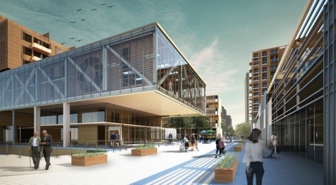 Association of Collegiate Schools of Architecture, timber architecture, Timber in the City, Urban Habitat Competition, rainwater harvesting, Buddy Burkhalter, Mingjun Yin, and Connor Irick, University of Washington, green design, eco design, sustainable design, Parsons the New School of Design, timber buildings, clt panels
