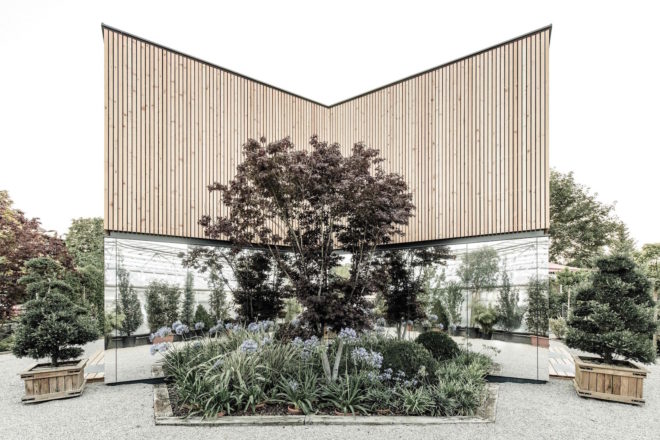 52 Cubic Wood by JOSEP and Atelier Gerhard Haumer, timber office design, timber building sequesters carbon, low-carbon footprint office, wood office,