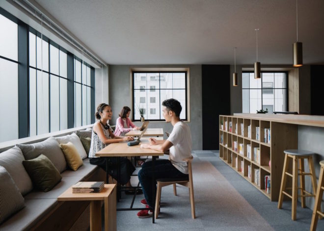 Airbnb Tokyo Office, Airbnb Tokyo Office design in Shinjuku, Airbnb interior office design, Airbnb Tokyo Office by Suppose Design Office