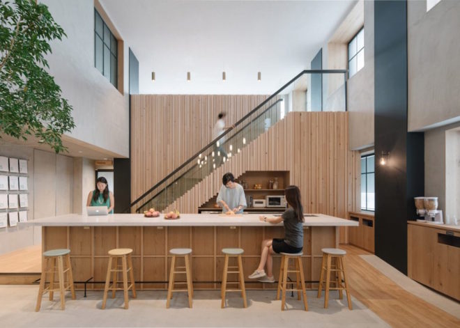 Airbnb Tokyo Office, Airbnb Tokyo Office design in Shinjuku, Airbnb interior office design, Airbnb Tokyo Office by Suppose Design Office