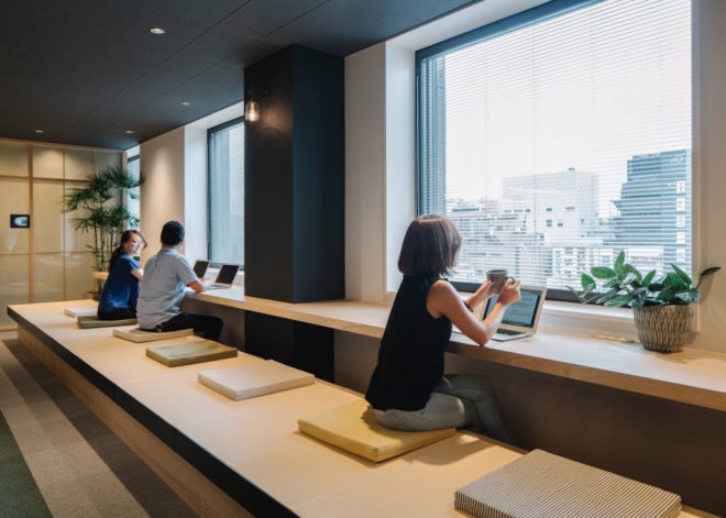 Airbnb Tokyo Office, Airbnb Tokyo Office design in Shinjuku, Airbnb interior office design, Airbnb Tokyo Office by Suppose Design Office
