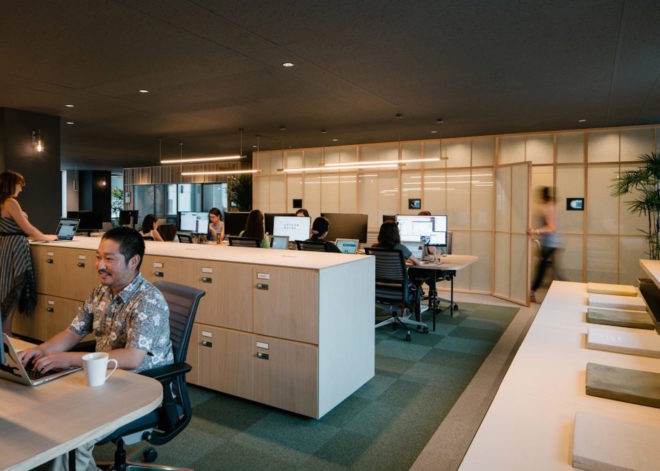 Airbnb Tokyo Office, Airbnb Tokyo Office design in Shinjuku, Airbnb interior office design, Airbnb Tokyo Office by Suppose Design Office