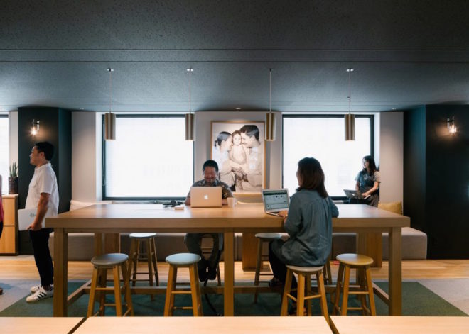 Airbnb Tokyo Office, Airbnb Tokyo Office design in Shinjuku, Airbnb interior office design, Airbnb Tokyo Office by Suppose Design Office