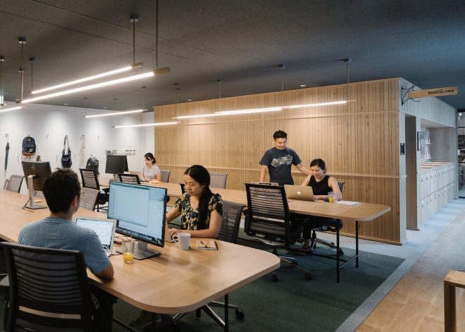 Airbnb Tokyo Office, Airbnb Tokyo Office design in Shinjuku, Airbnb interior office design, Airbnb Tokyo Office by Suppose Design Office