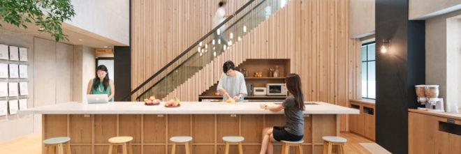 Airbnb Tokyo Office, Airbnb Tokyo Office design in Shinjuku, Airbnb interior office design, Airbnb Tokyo Office by Suppose Design Office