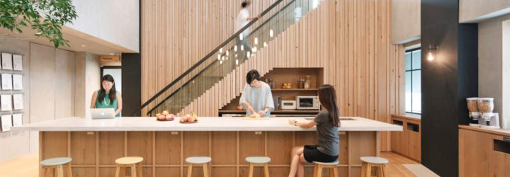 Airbnb Tokyo Office, Airbnb Tokyo Office design in Shinjuku, Airbnb interior office design, Airbnb Tokyo Office by Suppose Design Office