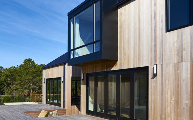 Studio Zung, Atelier 2016 residence, Hamptons, swimming pool, salvaged building materials, intelligent residence, luxury residence, Long Island, green architecture, oak flooring, wooden deck, traditional architecture