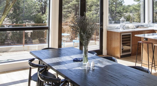 Studio Zung, Atelier 2016 residence, Hamptons, swimming pool, salvaged building materials, intelligent residence, luxury residence, Long Island, green architecture, oak flooring, wooden deck, traditional architecture