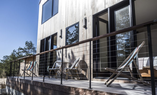 Studio Zung, Atelier 2016 residence, Hamptons, swimming pool, salvaged building materials, intelligent residence, luxury residence, Long Island, green architecture, oak flooring, wooden deck, traditional architecture