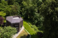 Casa Forest, Switzerland, forest residence, Basel, Daluz Gonzalez Architekten, green architecture, double-height space, natural light