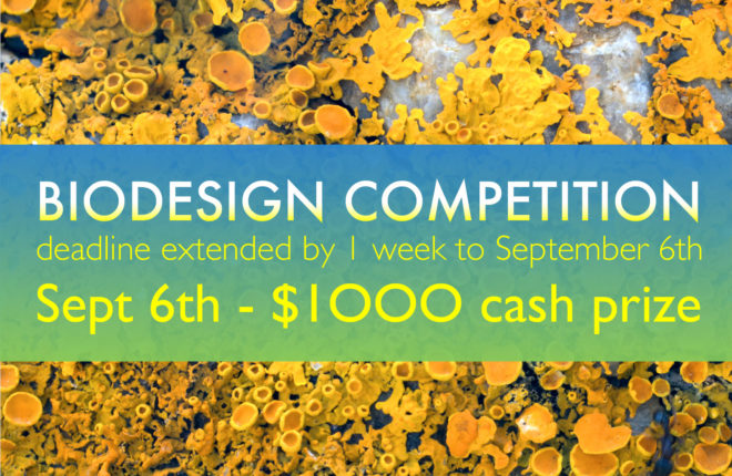Biodesign Competition to ideate the X-Prize for regenerative building