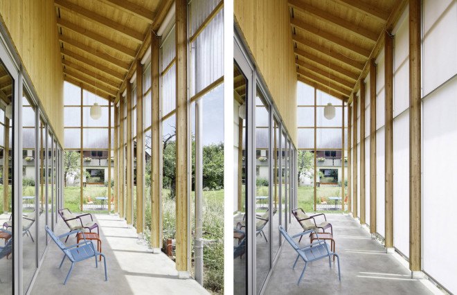 Casa C, HHF Architects, prefab home, Switzerland, solar powered, prefab, affordable housing, green architecture, insulation