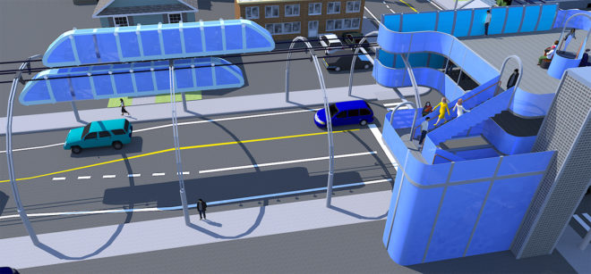 caterpillar train, cTrain, mini elevated cTrain, jacob innovations inc, indian railways, Ashwani Kumar Upadhyaya, mass transit, public transportation, urban transportation