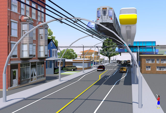 caterpillar train, cTrain, mini elevated cTrain, jacob innovations inc, indian railways, Ashwani Kumar Upadhyaya, mass transit, public transportation, urban transportation