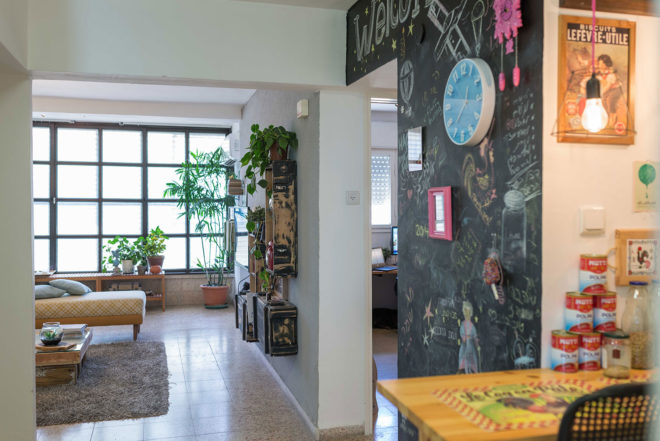 chalkboard wall, upcycling, upcycled design, upcycle, diy furniture, diy decor, upcycled decor, repurposing, eco design, green design, green interior design, sustainable interior design, eco interior design, eco decor, green decor, sustainable decor, green furniture, eco furniture, street trash, home decor, eco home decor, Or Kaplan, tel aviv interior design, israeli design, israeli interior design