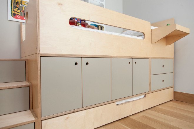 dumbo storage bed, bennett casa kids, casa kids, casa collection, roberto gil, storage beds, storage furniture, hidden storage, tiny homes, tiny apartments, storage under bed, under bed storage, small space solutions, green furniture