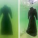 Salt Bride, Sigalit Landau, Salt Bride by Sigalit Landau, Marlborough Contemporary, Dead Sea, art, salt, art gallery, art exhibit, photography, underwater photography, dress, salt dress