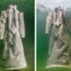 Salt Bride, Sigalit Landau, Salt Bride by Sigalit Landau, Marlborough Contemporary, Dead Sea, art, salt, art gallery, art exhibit, photography, underwater photography, dress, salt dress