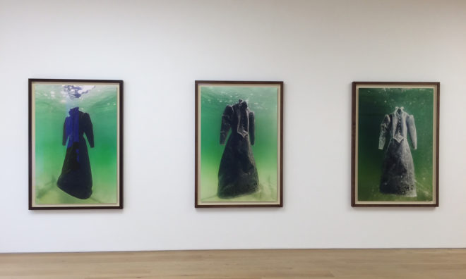 Salt Bride, Sigalit Landau, Salt Bride by Sigalit Landau, Marlborough Contemporary, Dead Sea, art, salt, art gallery, art exhibit, photography, underwater photography, dress, salt dress