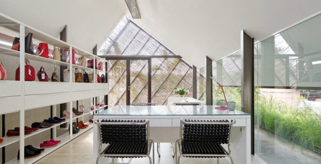 Wahana Architects, DeeRoemah house, natural ventilation, cross ventilation, Jakarta, green renovation, reused materials, skylight, natural light, shade structure, green architecture