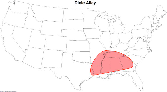 climate change tornadoes, tornado alley, dixie alley, tornadoes southeast, u.s. tornadoes and climate change, dixie alley tornadoes