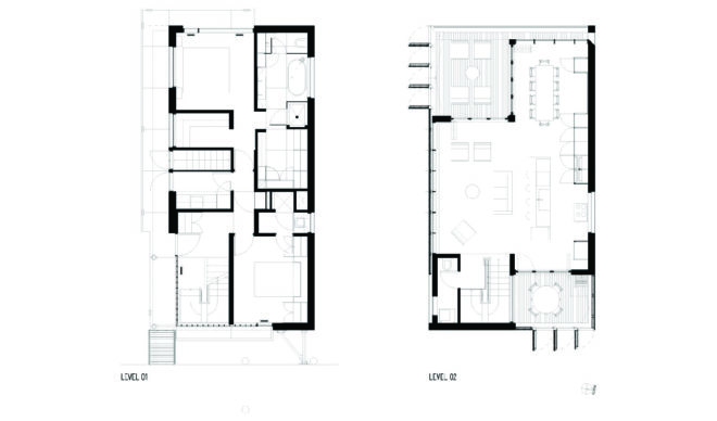 floating homes, Lake Union, floating residence, Seattle, Vandeventer + Carlander Architects, Dunn Floating Residence, green architecture, exotic wood, ceramic, natural light, waterfront, glass facade