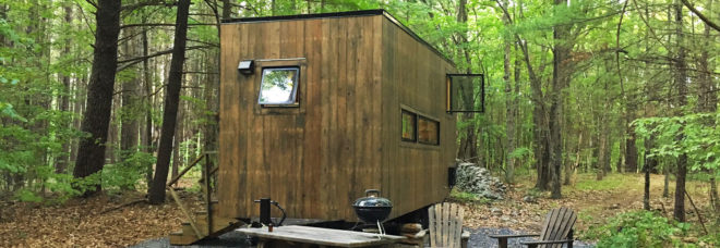 getaway cabin, new york, maisie