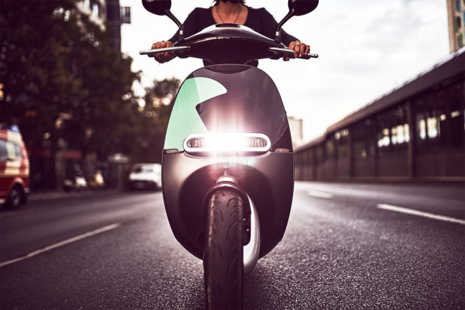 Gogoro, Coup, Smartscooter, Gogoro Energy Network, ride sharing, scooter, transportation, sustainable transportation, green transportation, green design, sustainable design, Berlin, Gogoro Berlin, electric scooter, electric vehicle sharing, urban transportation, Bosch