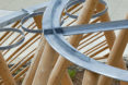 Hoop Dance Gathering Place, Mohawk College, Brook McIlroy, indigenous people, Canada, Aboriginal, open air pavilion, timber pavilion, green architecture, traditional construction techniques