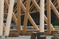 Hoop Dance Gathering Place, Mohawk College, Brook McIlroy, indigenous people, Canada, Aboriginal, open air pavilion, timber pavilion, green architecture, traditional construction techniques