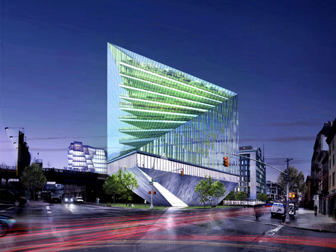 weston baker creative, high line park architecture, new york city park architecture, rem koolhaas, high line parcel, hybrid farm apartment, indoor farming terraces, new york city apartment, indoor farming