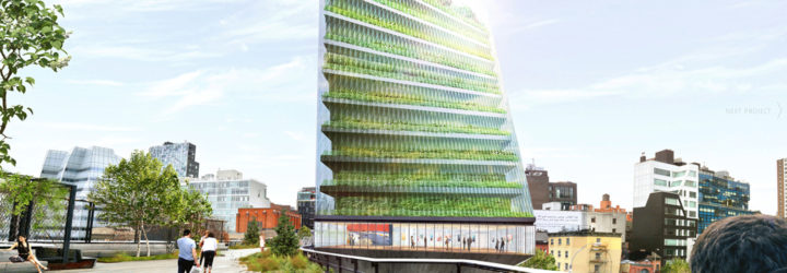 weston baker creative, high line park architecture, new york city park architecture, rem koolhaas, high line parcel, hybrid farm apartment, indoor farming terraces, new york city apartment, indoor farming
